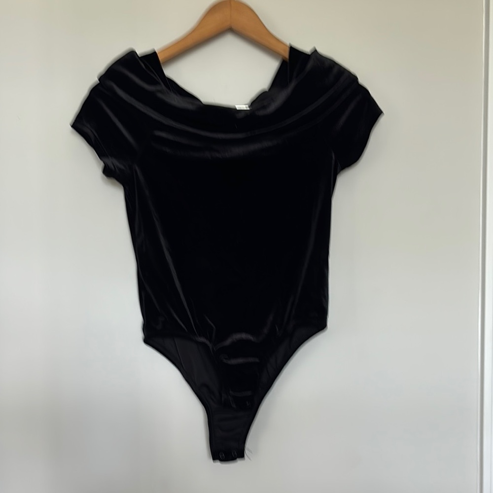 Ally B Velvet Bodysuit Sz 14 EUC
